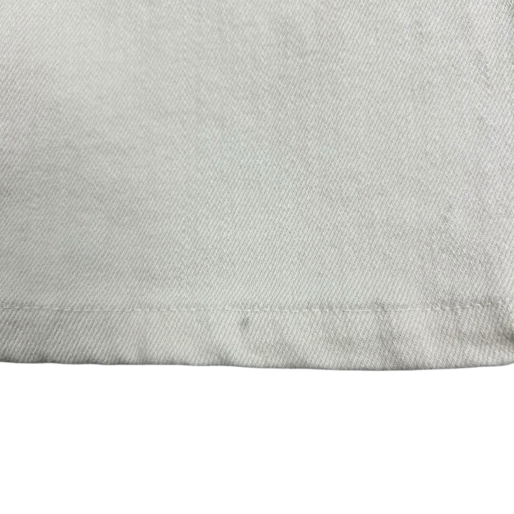 Khaite Jeans Womens Size 30x29 White Danielle High Rise Straight Denim - Picture 8 of 9